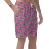 Eiffel Tower Print Pattern Men's Shorts-grizzshop