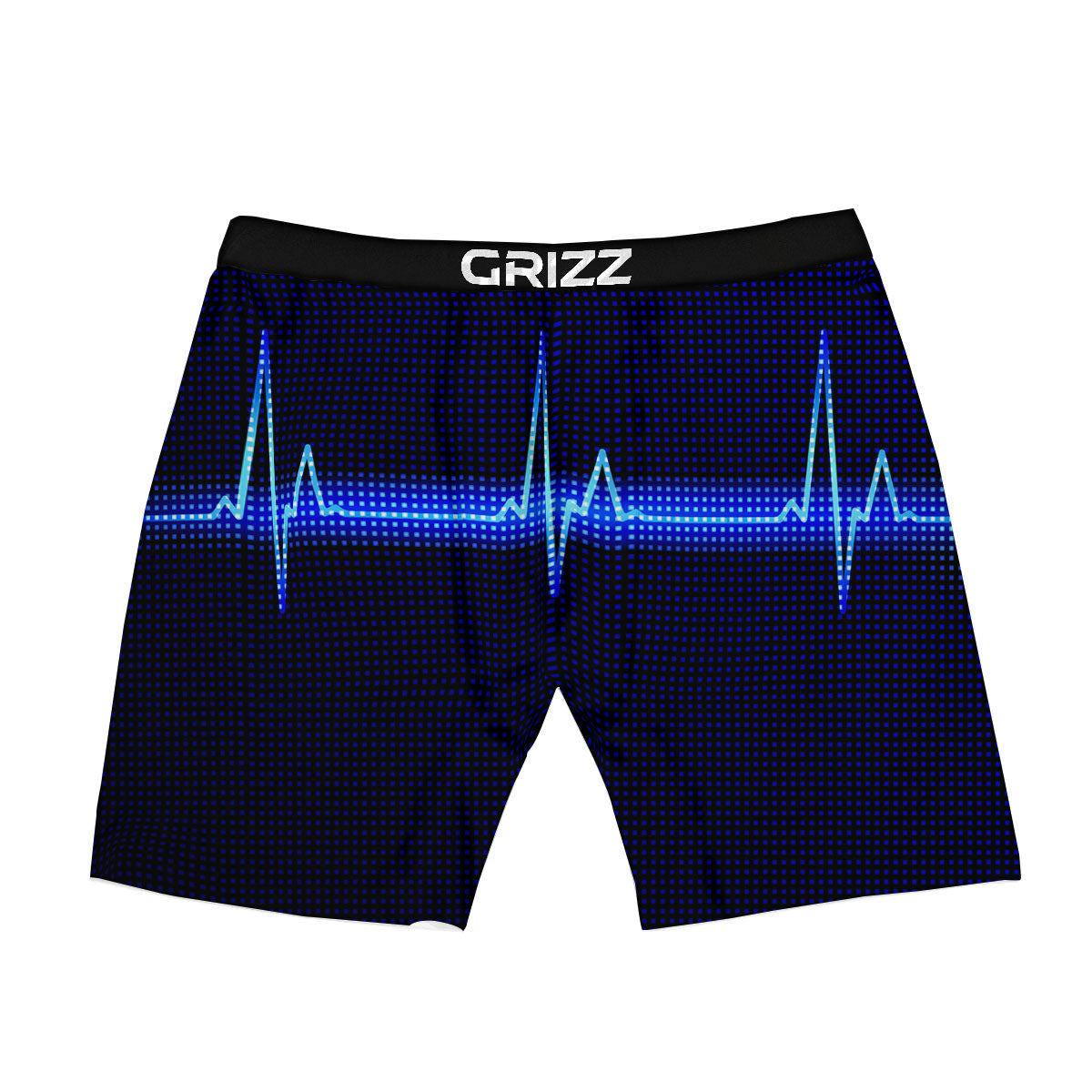 Electrocardiogram Heartbeat Print Boxer Briefs-grizzshop