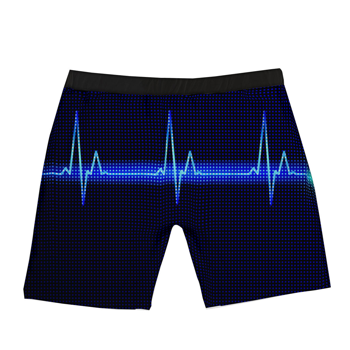 Electrocardiogram Heartbeat Print Boxer Briefs-grizzshop