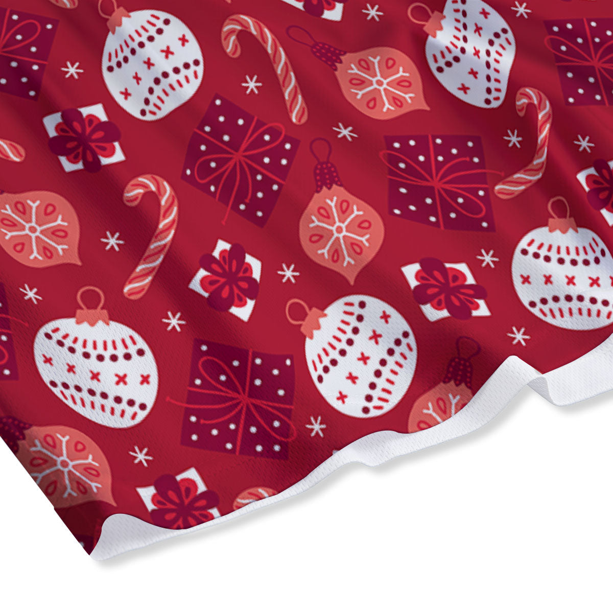 Elements Merry Christmas Print Pattern Mesh Shorts