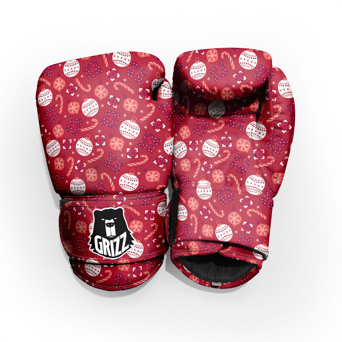 Elements Merry Christmas Print Pattern Pro Boxing Glove