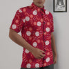 Elements Merry Christmas Print Pattern Untucked Shirts-grizzshop