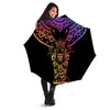 Elephant Black Rainbow Indian Print Umbrella-grizzshop