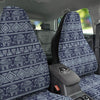 Elephant Indian Blue Print Pattern Car Seat Covers-grizzshop