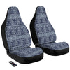 Elephant Indian Blue Print Pattern Car Seat Covers-grizzshop