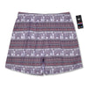 Elephant Indian Bohemian Print Pattern Men's Running Shorts-grizzshop