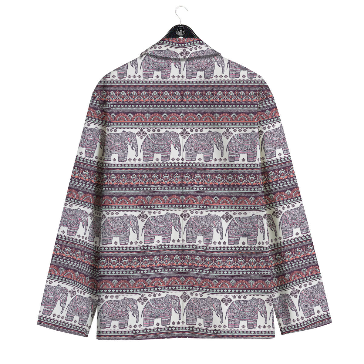 Elephant Indian Bohemian Print Pattern Men's Sport Coat-grizzshop