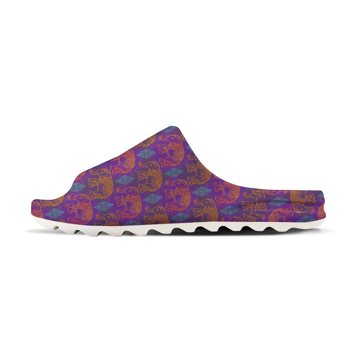 Elephant Indian Boho Print Pattern Sandals-grizzshop