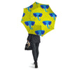 Elephant Mandala Blue Print Pattern Umbrella-grizzshop