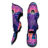 Elephant Mandala Circle Print Muay Thai Shin Guards-grizzshop