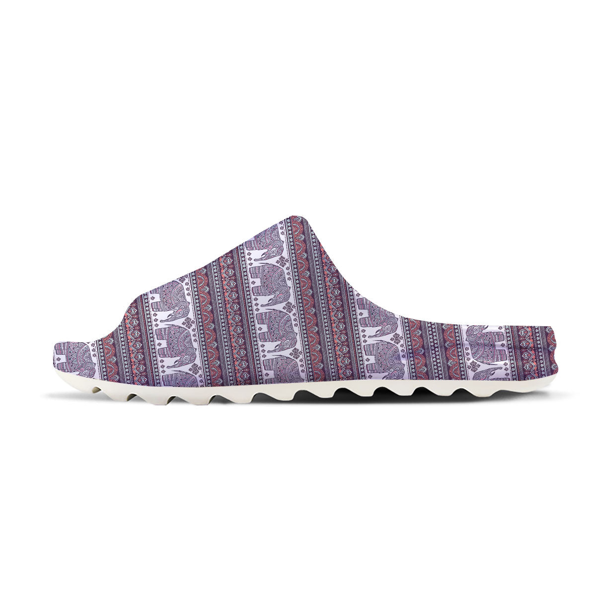 Elephant Indian Bohemian Print Pattern Sandals-grizzshop