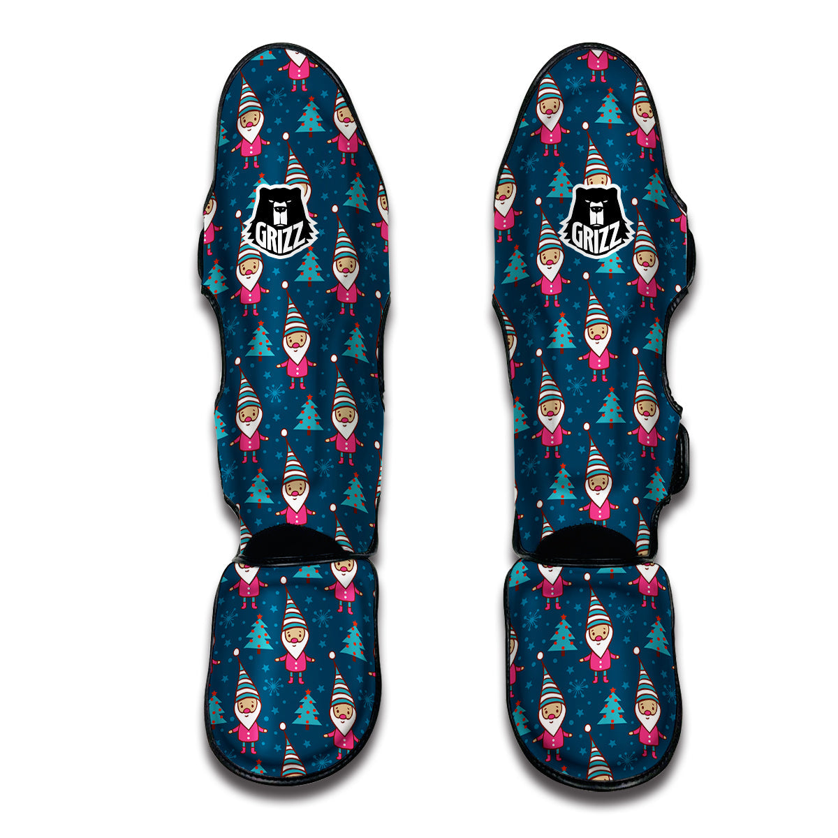 Elf And Winter Print Pattern Muay Thai Shin Guards-grizzshop