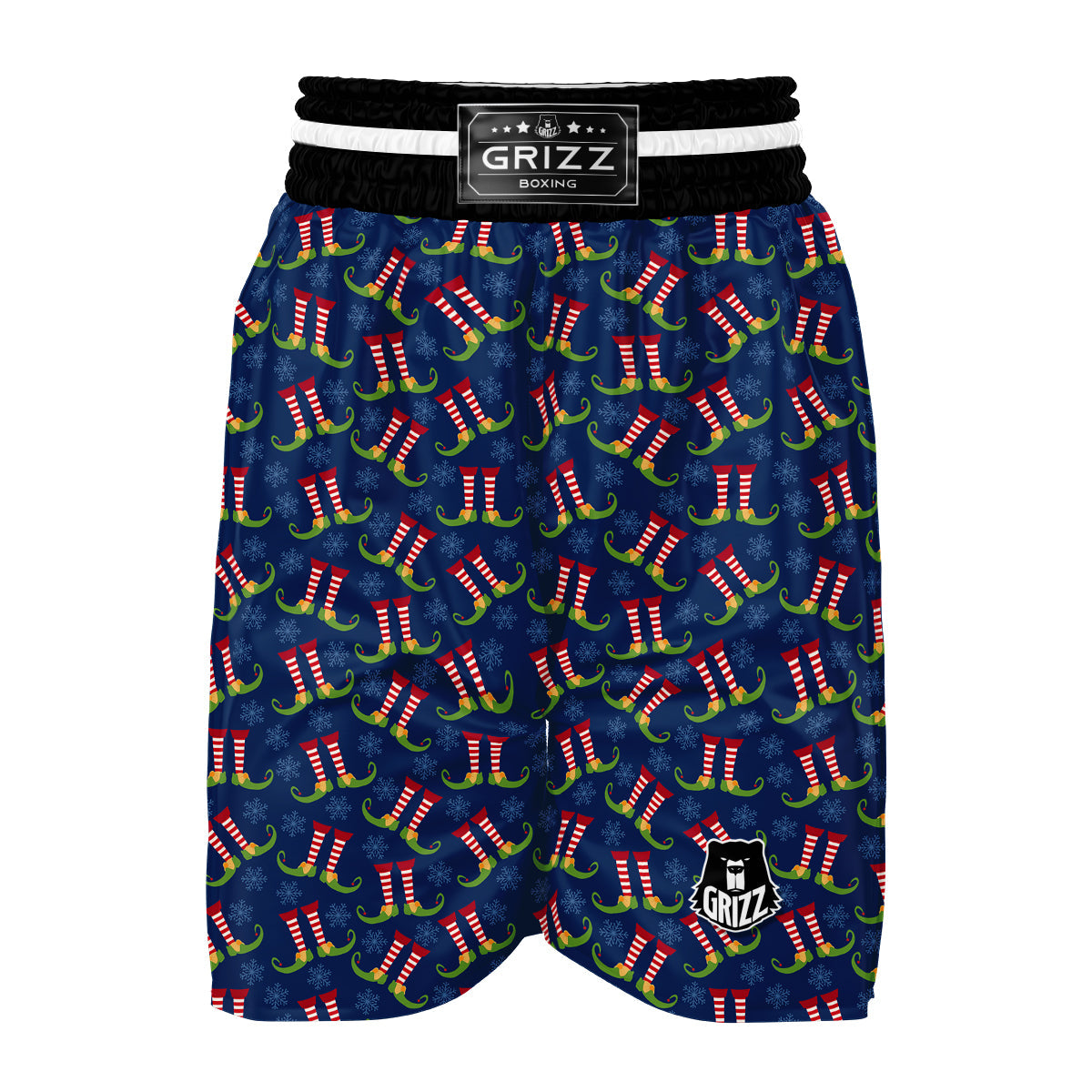 Elf Shoes Print Pattern Boxing Shorts-grizzshop