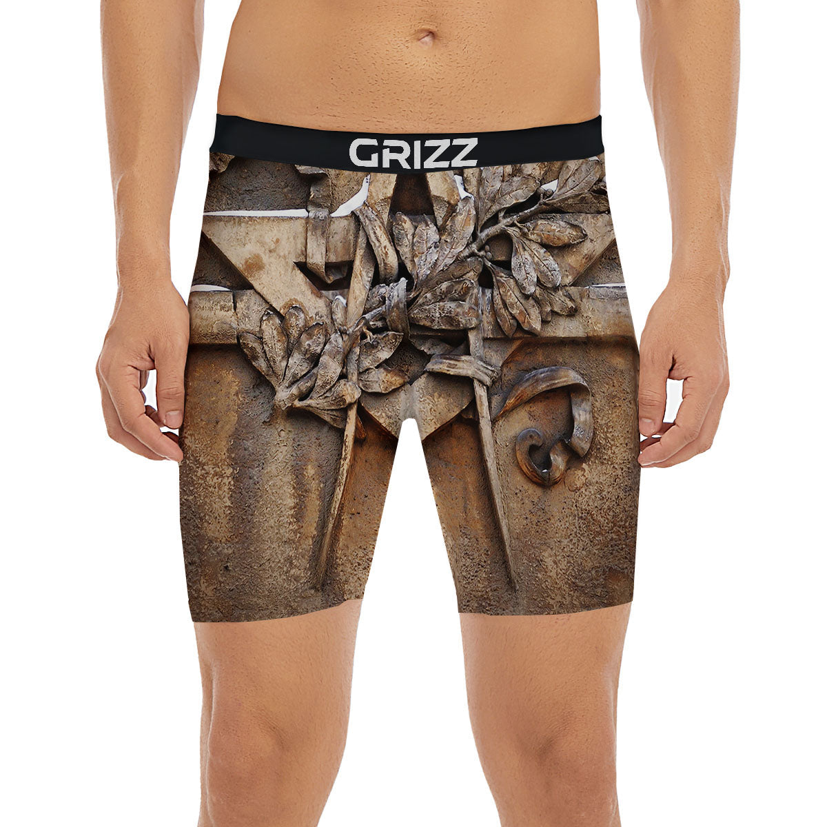 Emblem Freemasonry Print Boxer Briefs-grizzshop