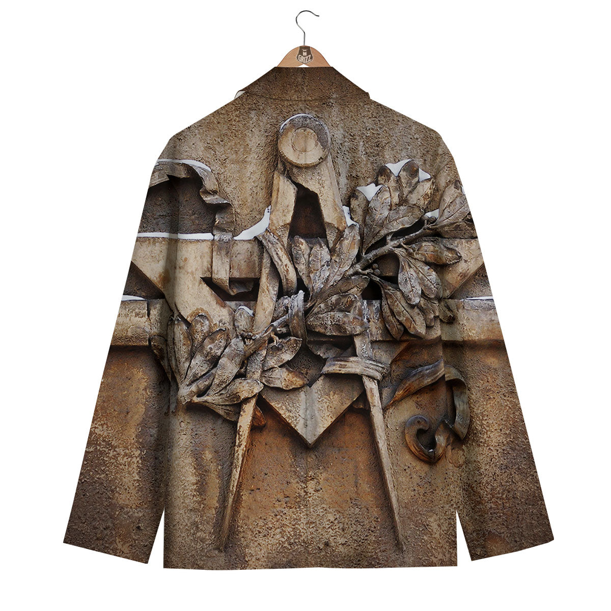 Emblem Freemasonry Print Men's Blazer-grizzshop