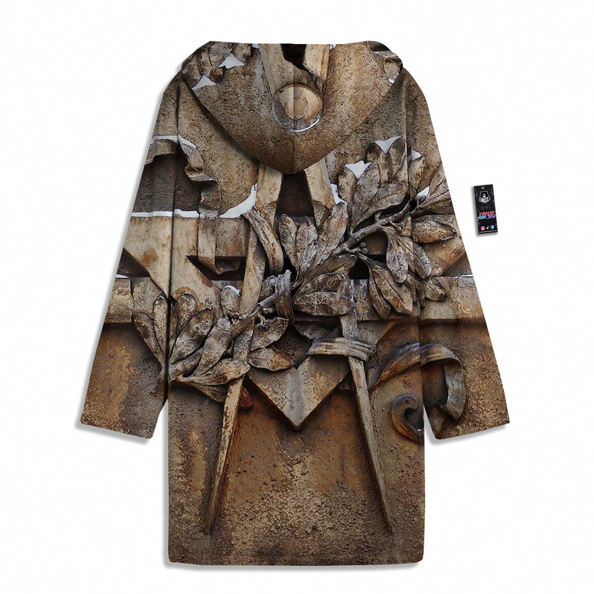 Emblem Freemasonry Print Men's Windbreaker Jacket-grizzshop