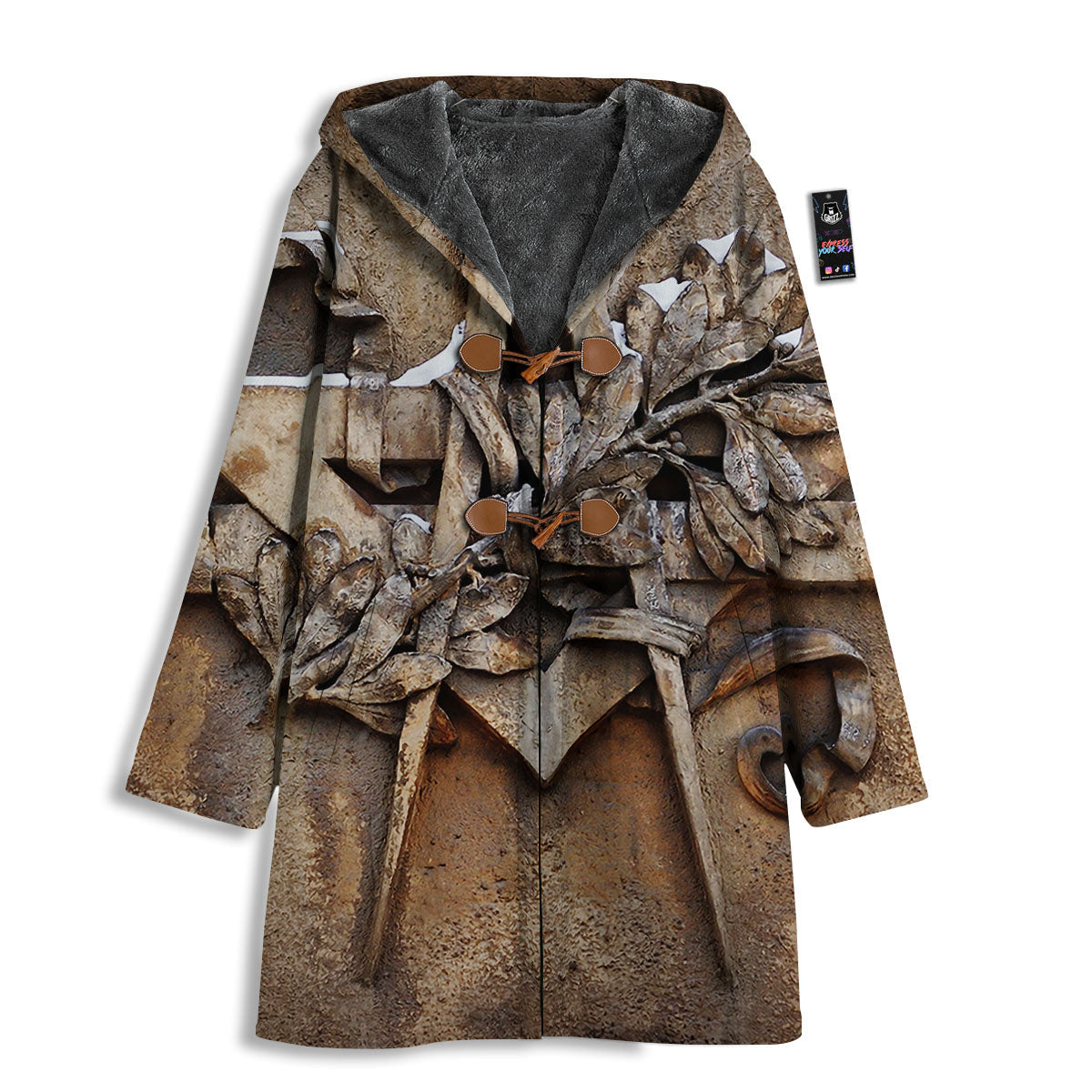 Emblem Freemasonry Print Men's Windbreaker Jacket-grizzshop
