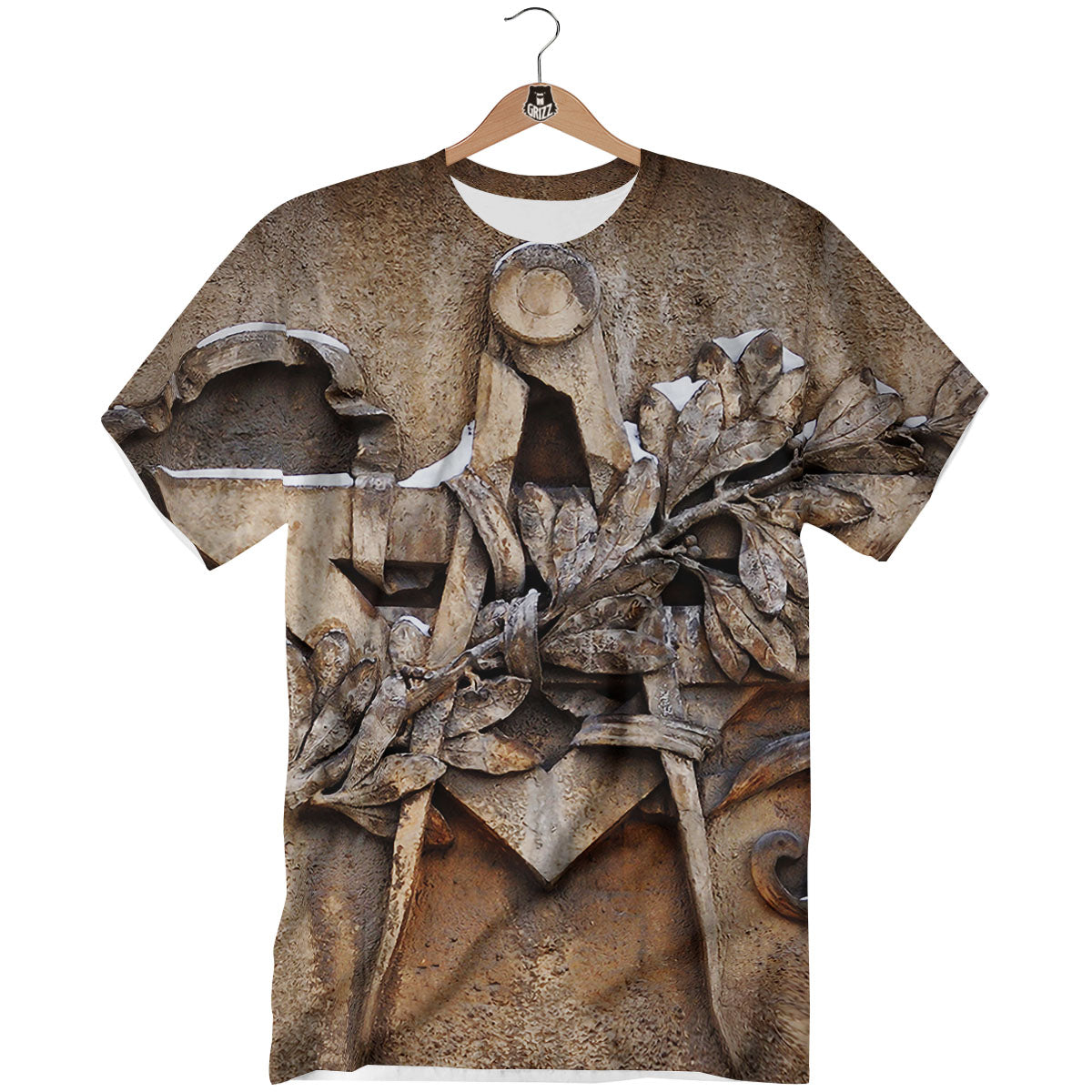Emblem Freemasonry Print T-Shirt-grizzshop
