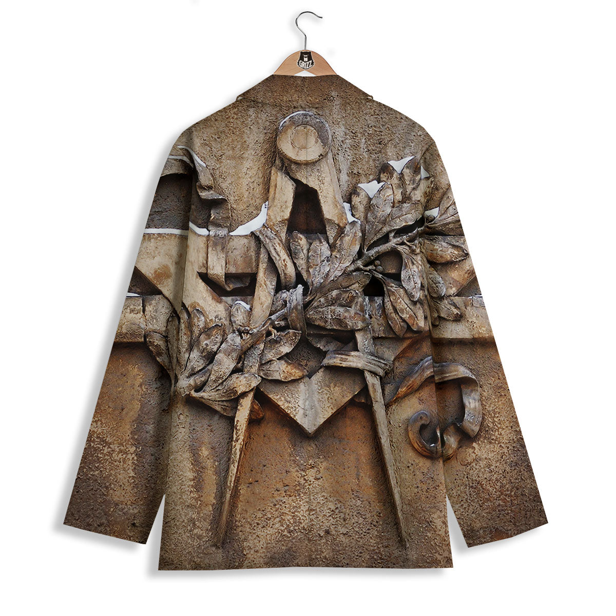 Emblem Freemasonry Print Women's Blazer-grizzshop