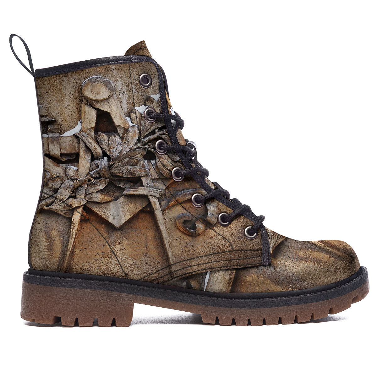 Emblem Freemasonry Print Work Boots-grizzshop