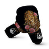 Embroidery Lion Print Boxing Gloves-grizzshop