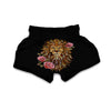 Embroidery Lion Print Muay Thai Boxing Shorts-grizzshop