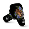 Embroidery Tiger Pattern Print Boxing Gloves-grizzshop