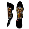 Embroidery Tiger Print Muay Thai Shin Guards-grizzshop