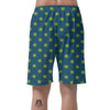 Emerald Green Polka Dot Men's Shorts-grizzshop