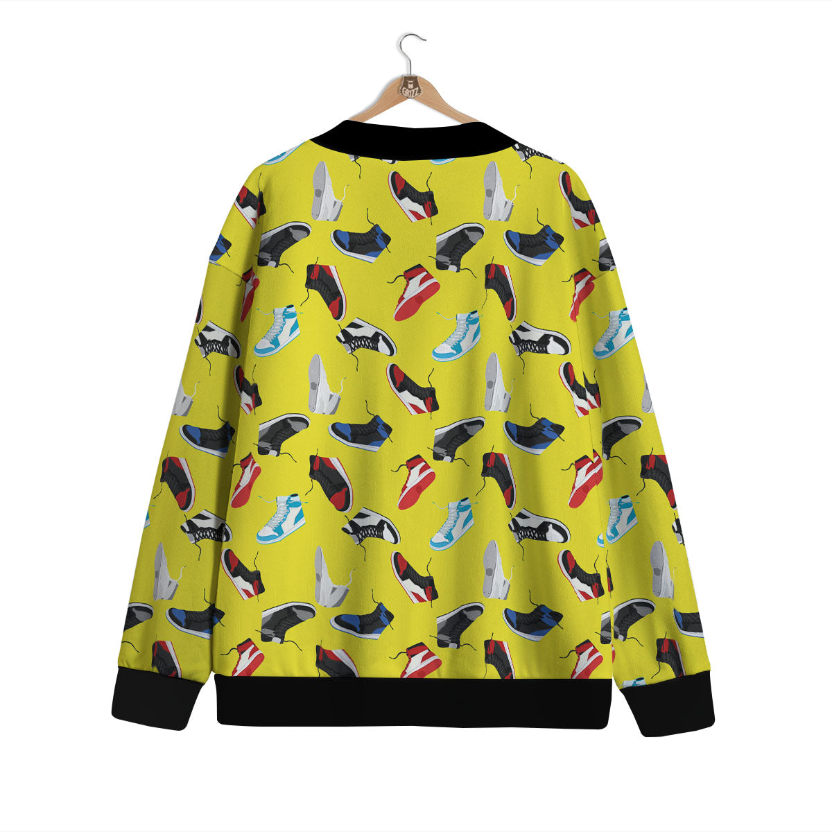 Emo Shoes Print Pattern Cardigan-grizzshop