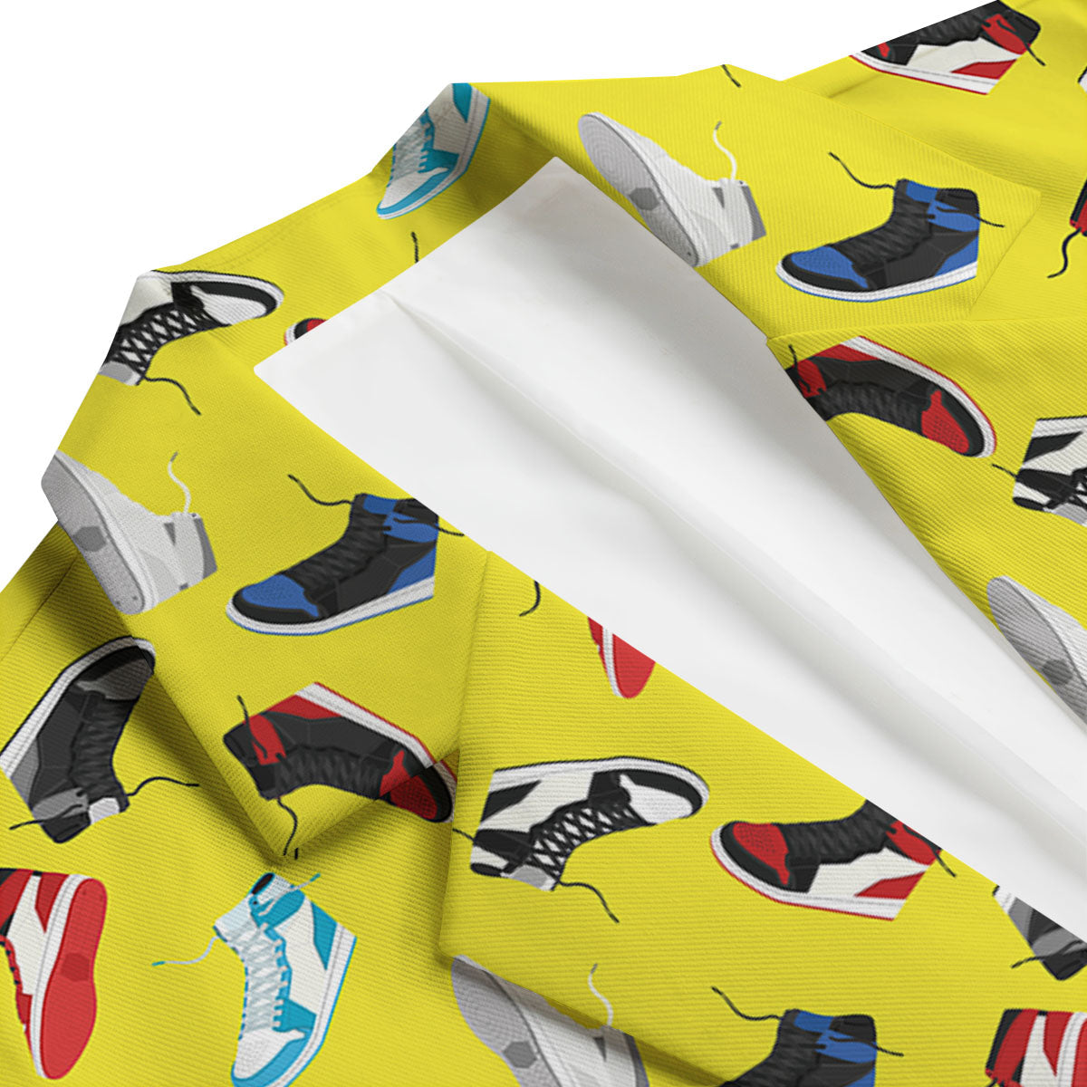 Emo Shoes Print Pattern Men's Blazer-grizzshop