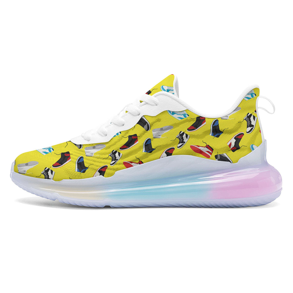 Emo Shoes Print Pattern Running Sneakers-grizzshop