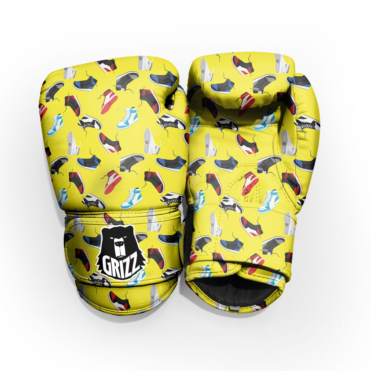 Emo Shoes Print Pattern Sparring Gloves-grizzshop