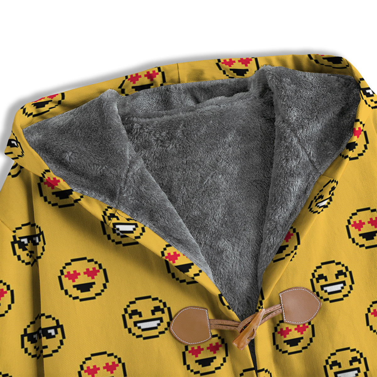Emoji 8-Bit Print Pattern Men's Windbreaker Jacket-grizzshop