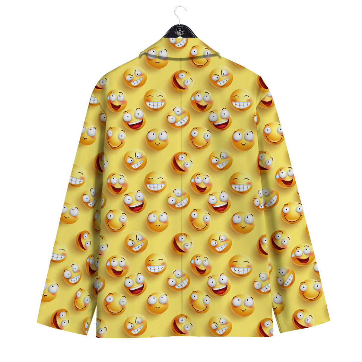 Emoji And Facial Expressions Print Pattern Men's Sport Coat-grizzshop
