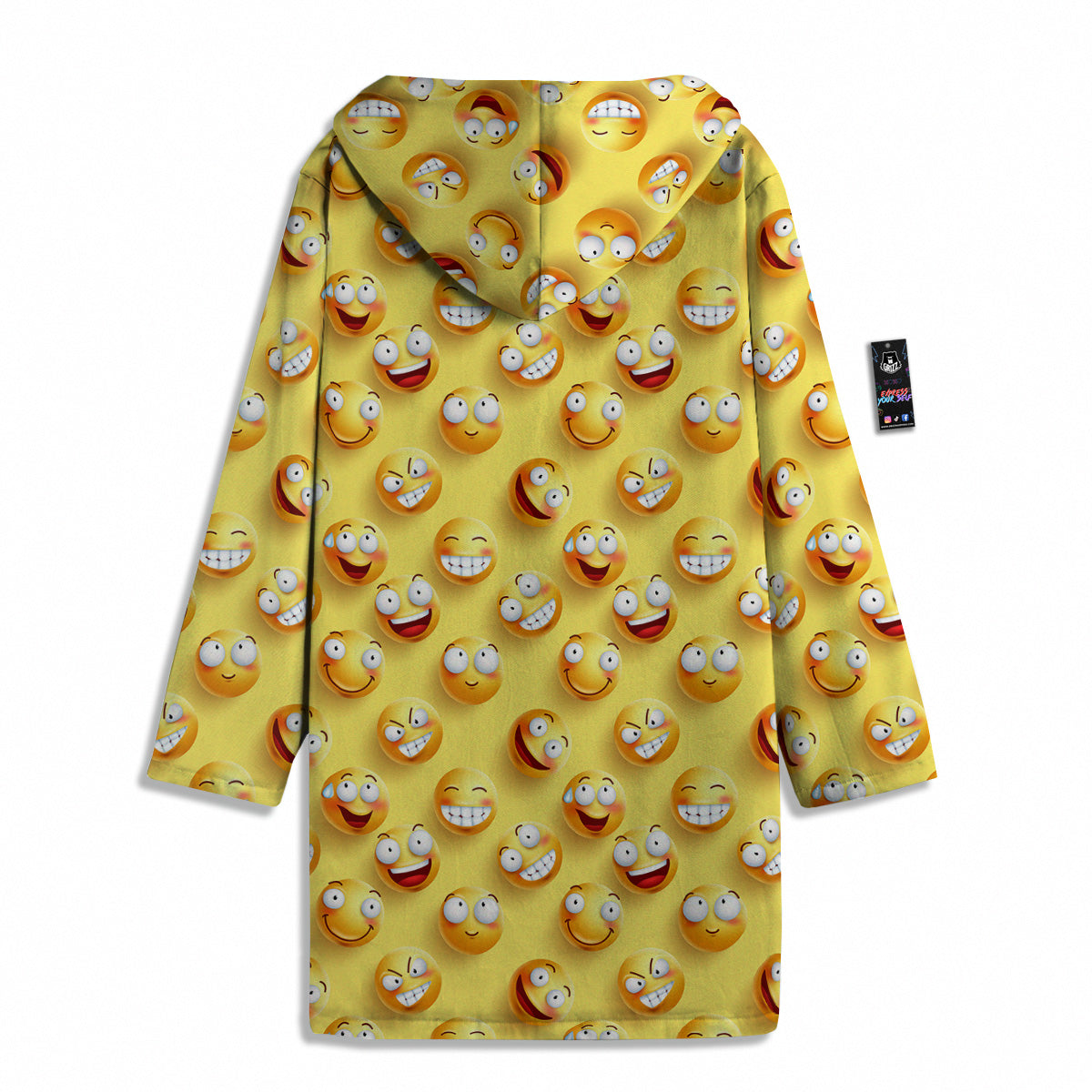 Emoji And Facial Expressions Print Pattern Men's Windbreaker Jacket-grizzshop