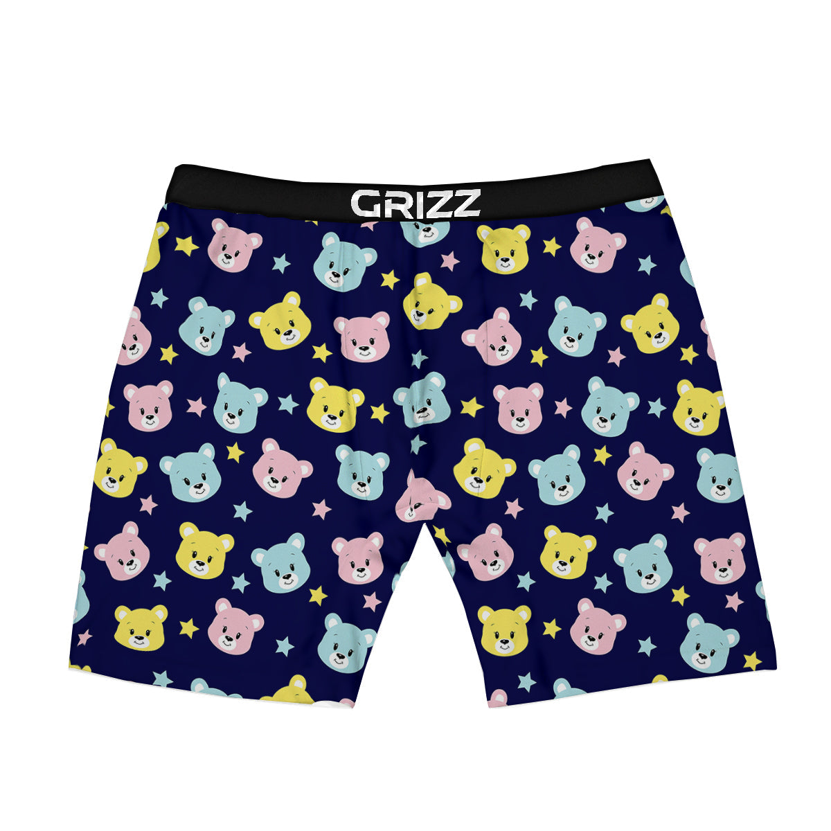 Emoji Bear Print Pattern Boxer Briefs-grizzshop