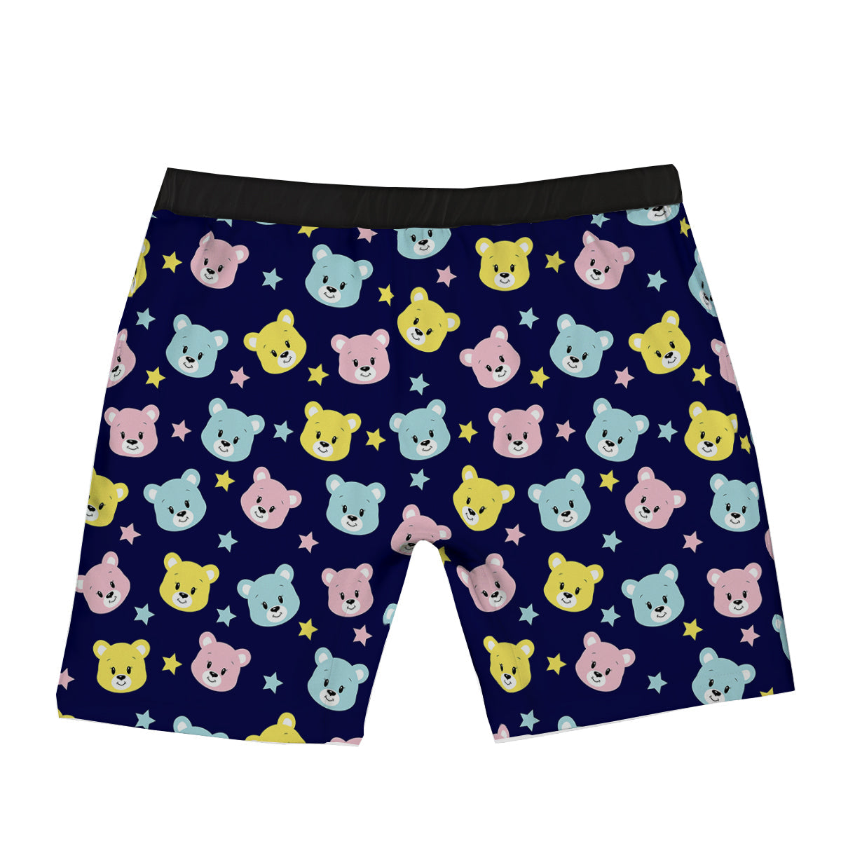 Emoji Bear Print Pattern Boxer Briefs-grizzshop