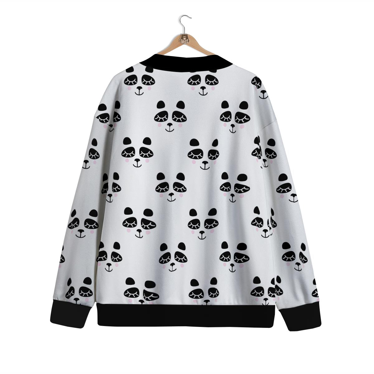 Emoji Bear Sleeping Print Pattern Cardigan-grizzshop