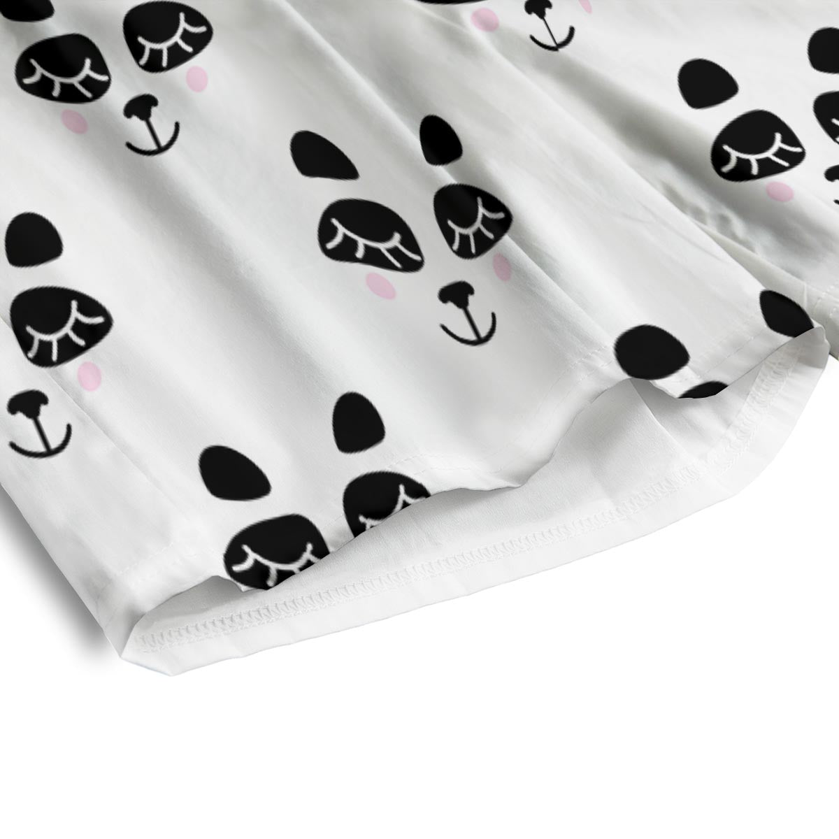 Emoji Bear Sleeping Print Pattern Men's Athletic Shorts