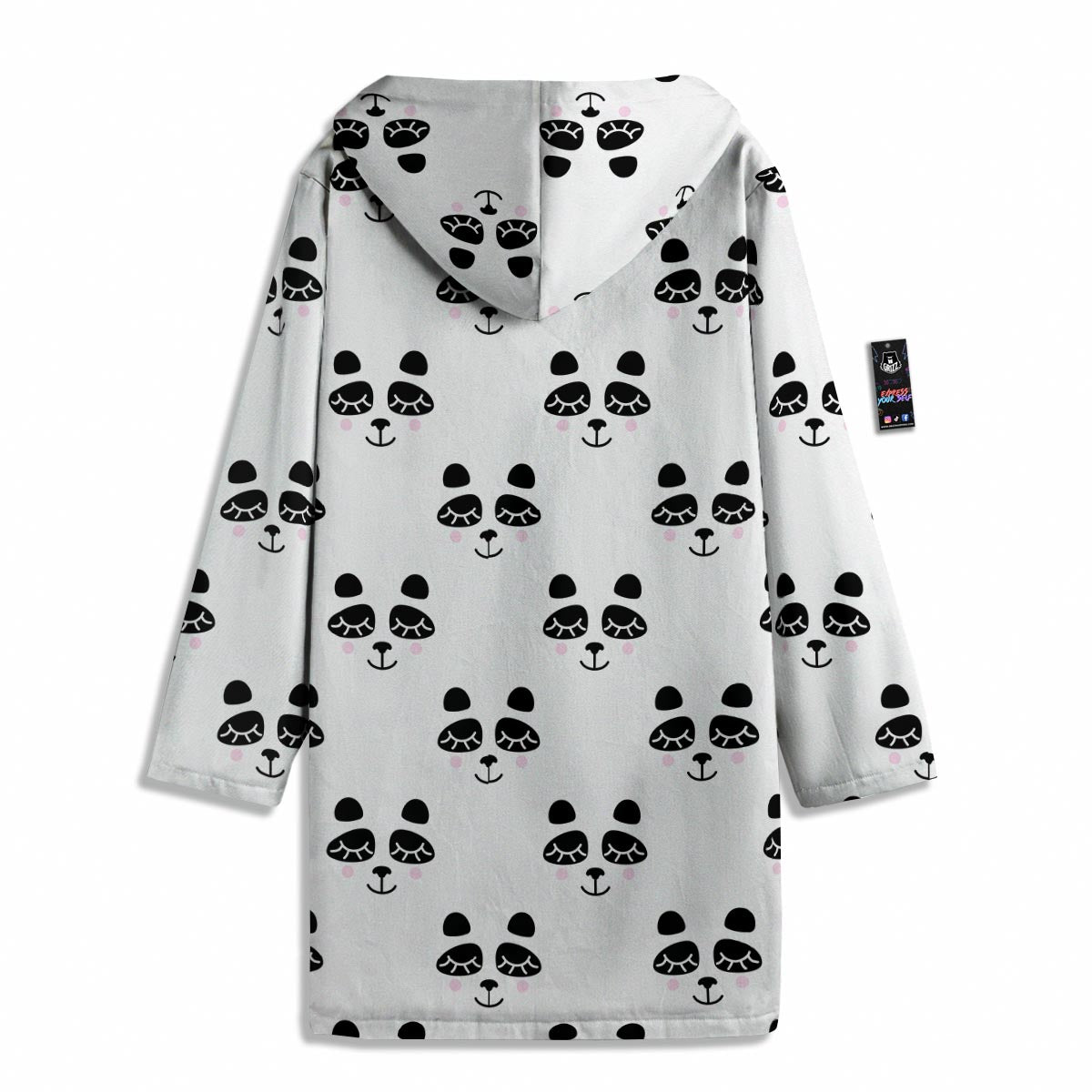 Emoji Bear Sleeping Print Pattern Men's Windbreaker Jacket-grizzshop