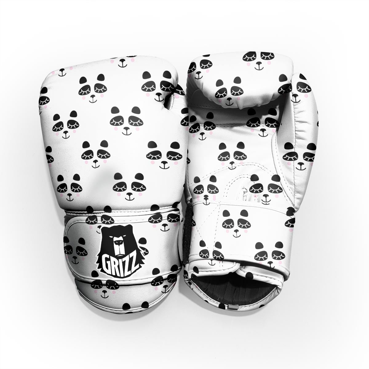 Emoji Bear Sleeping Print Pattern Pro Boxing Glove
