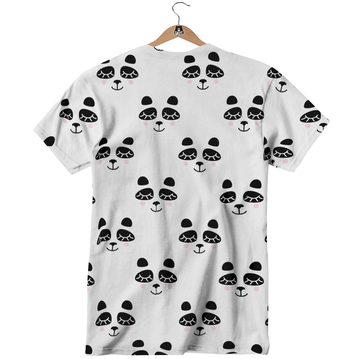 Emoji Bear Sleeping Print Pattern T-Shirt-grizzshop