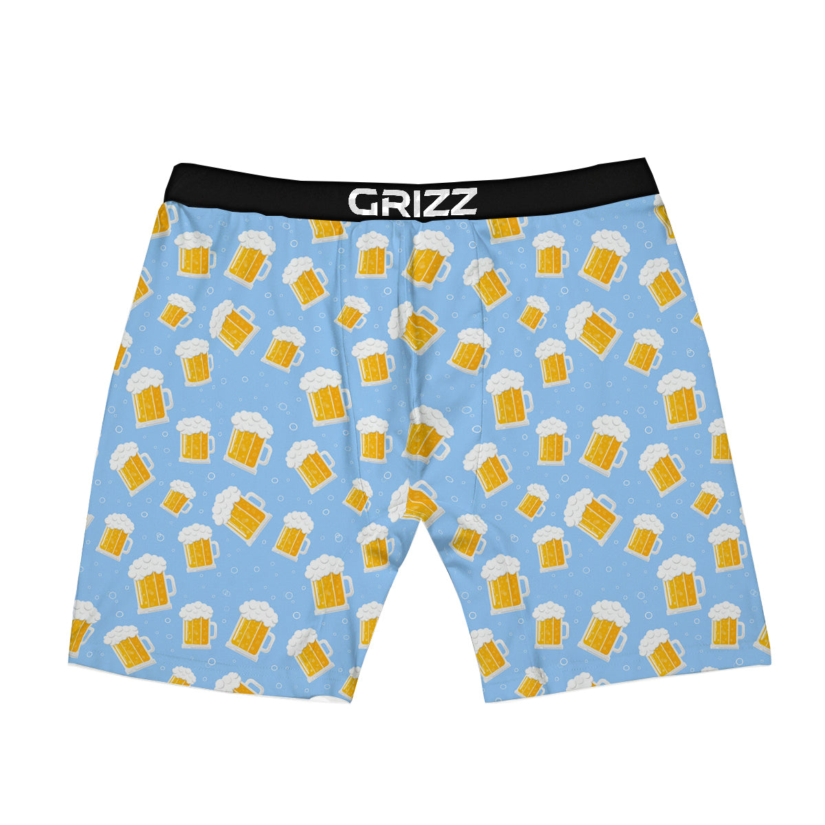 Emoji Beer Print Pattern Boxer Briefs-grizzshop