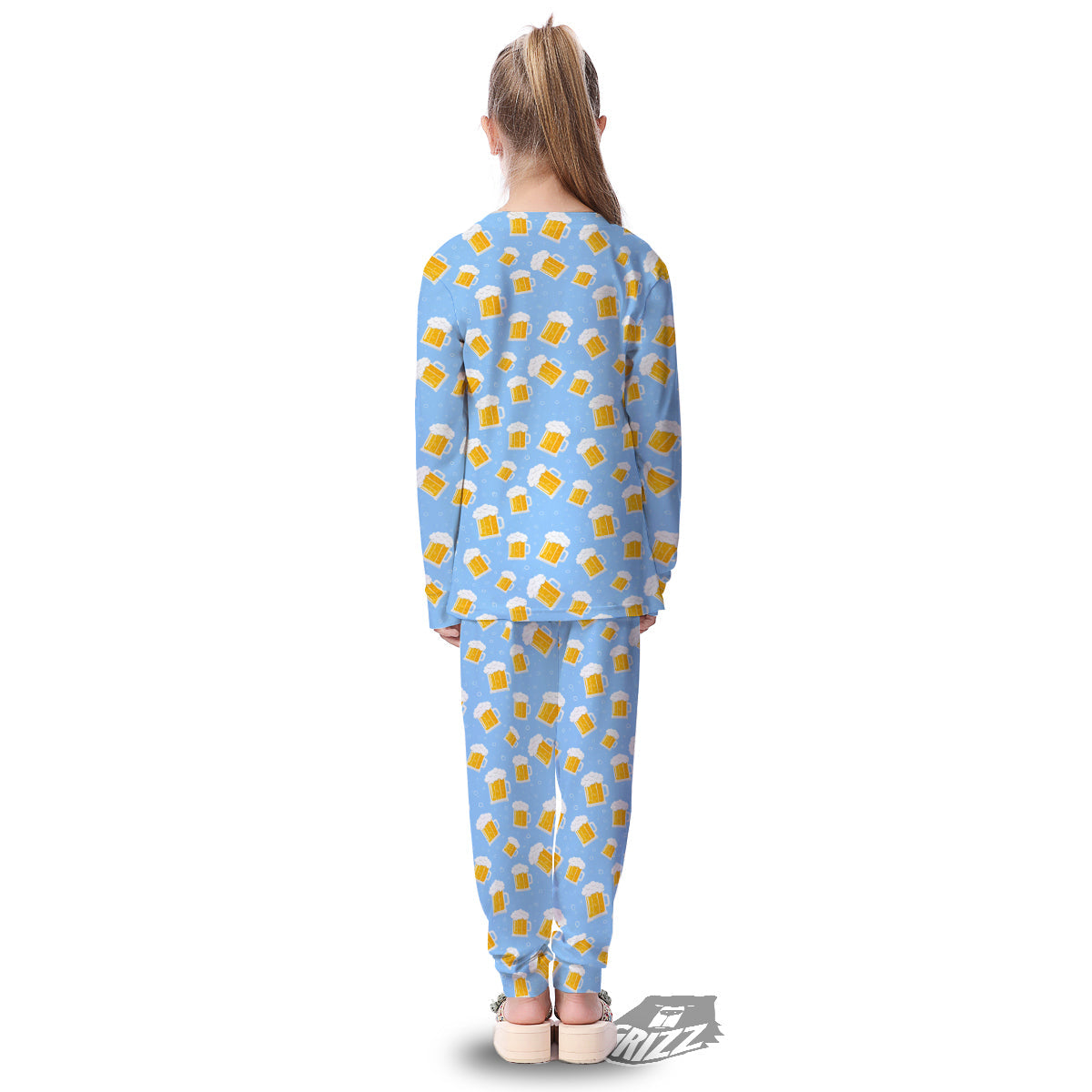 Emoji Beer Print Pattern Kid's Pajamas-grizzshop