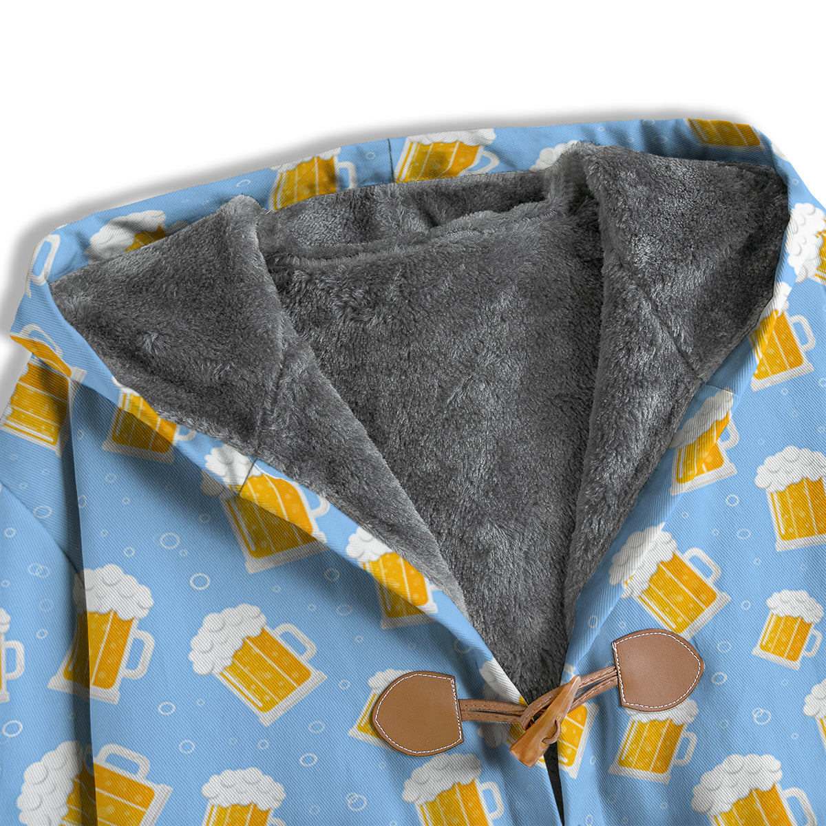 Emoji Beer Print Pattern Men's Windbreaker Jacket-grizzshop