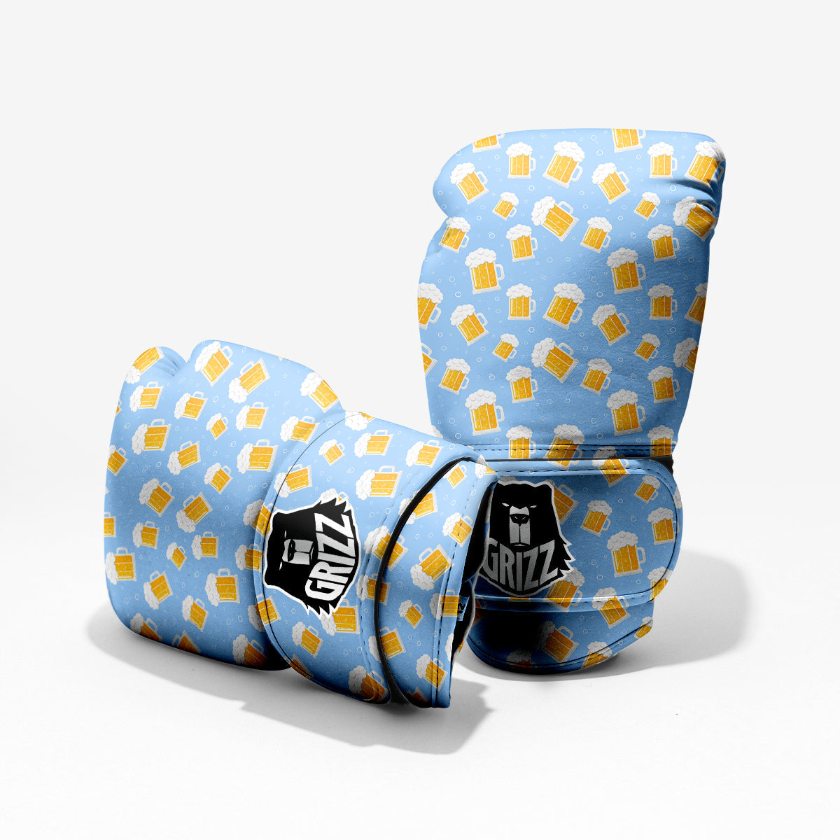 Emoji Beer Print Pattern Pro Boxing Glove