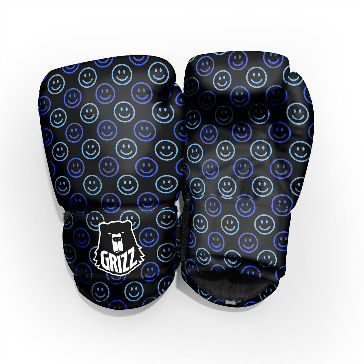 Emoji Blue Print Pattern Pro Boxing Glove