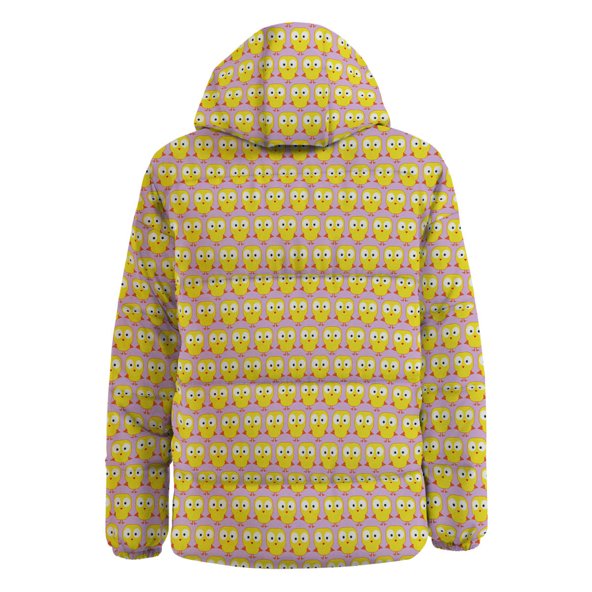 Emoji Chicken Love Print Pattern Down Jacket-grizzshop