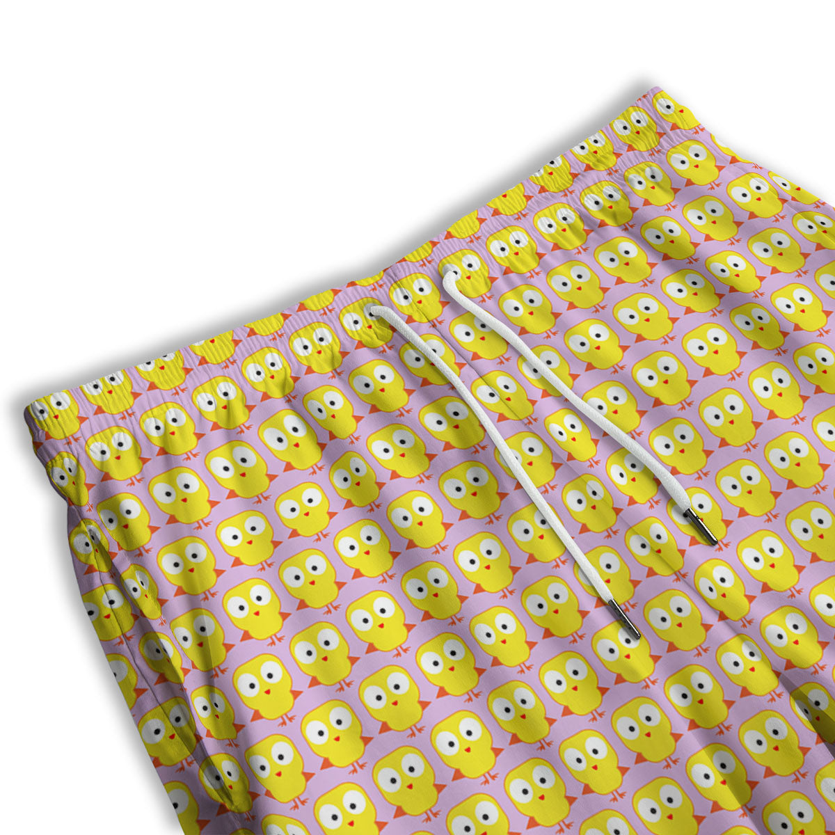 Emoji Chicken Love Print Pattern Men's Athletic Shorts